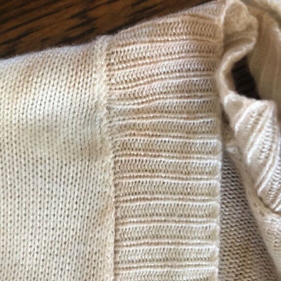 Theo & Spence long cream and latte long sweater - Picture 15 of 15